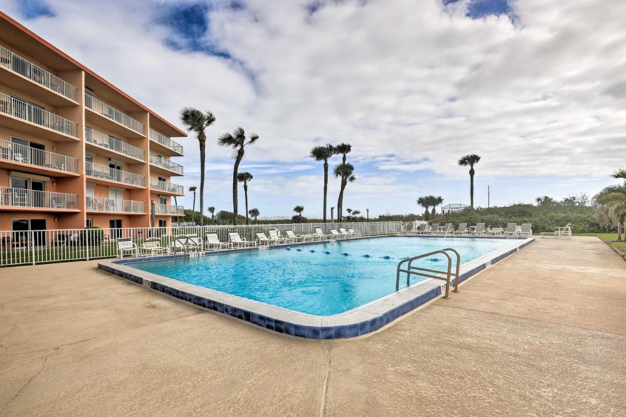 Oceanfront Cocoa Beach Condo With View Walk To Pier ภายนอก รูปภาพ